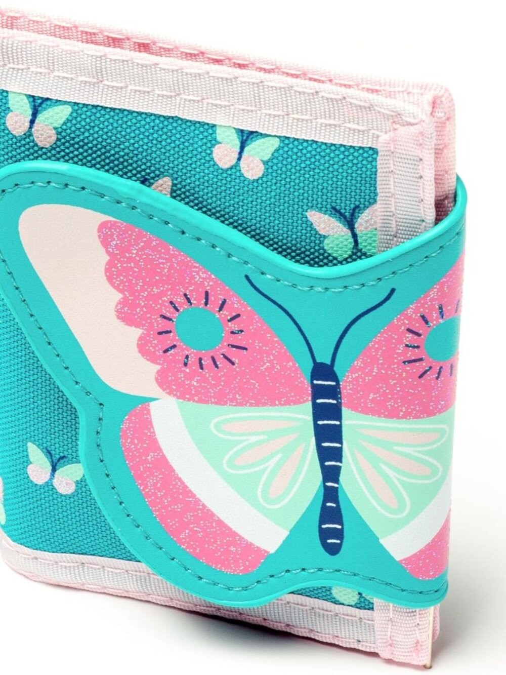Kids Wallet, Tri-Fold Bi-Fold Wallet for Boys & Girls with Zipper Coin Pocket, D